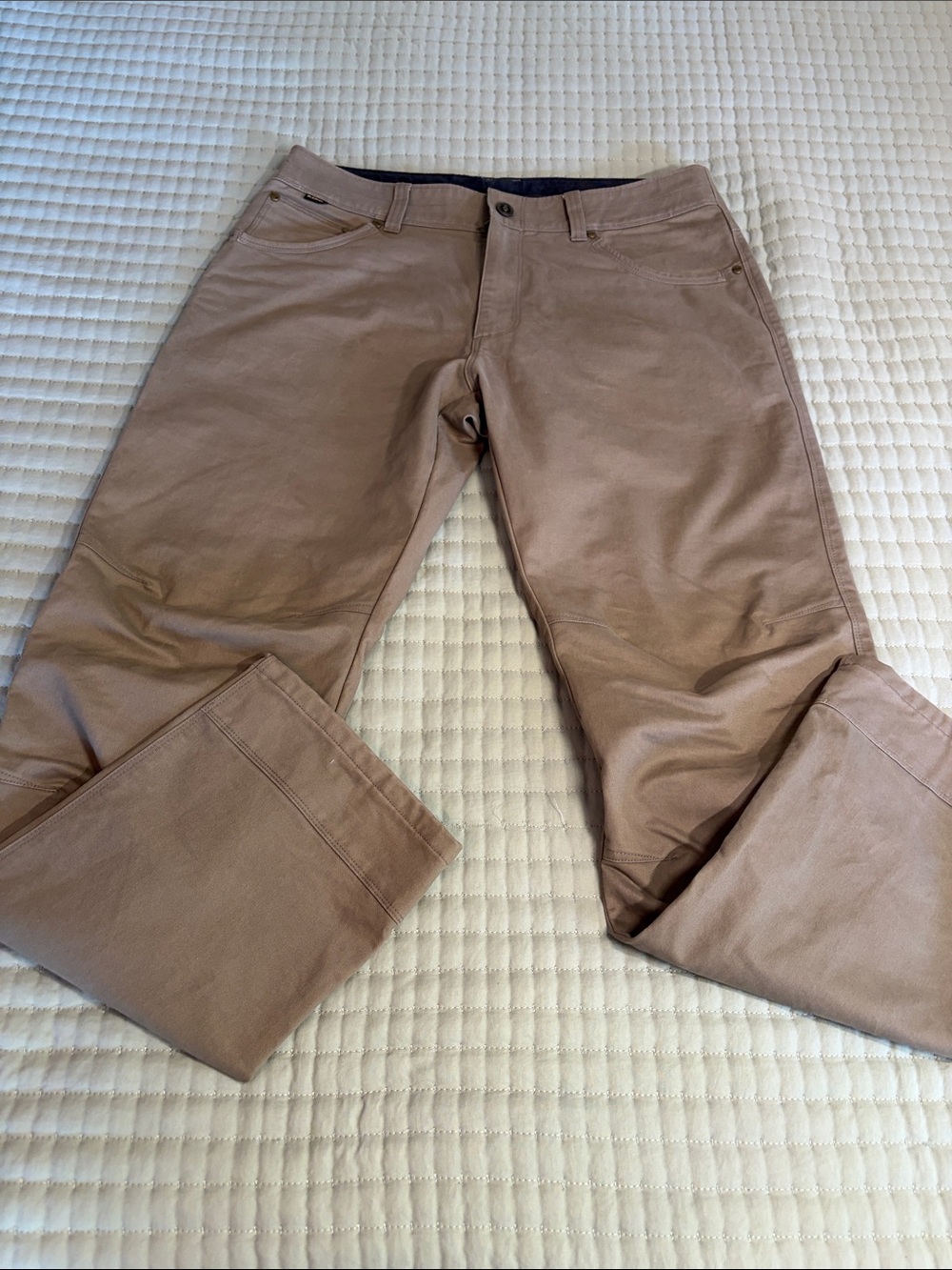 Kuhl Men's RYDR Pants in Light Brown Tan
